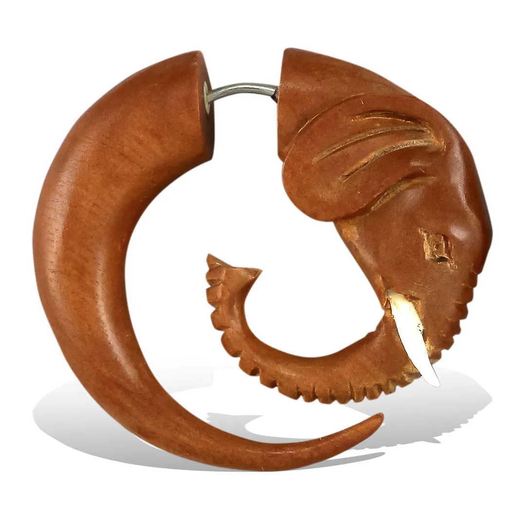 Elephant Spirals - Wood