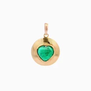 Emerald Heart Pendant