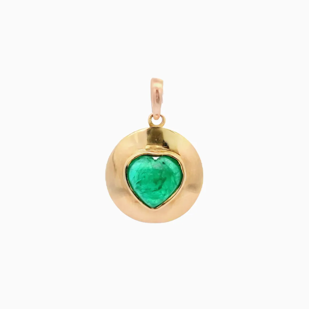Emerald Heart Pendant