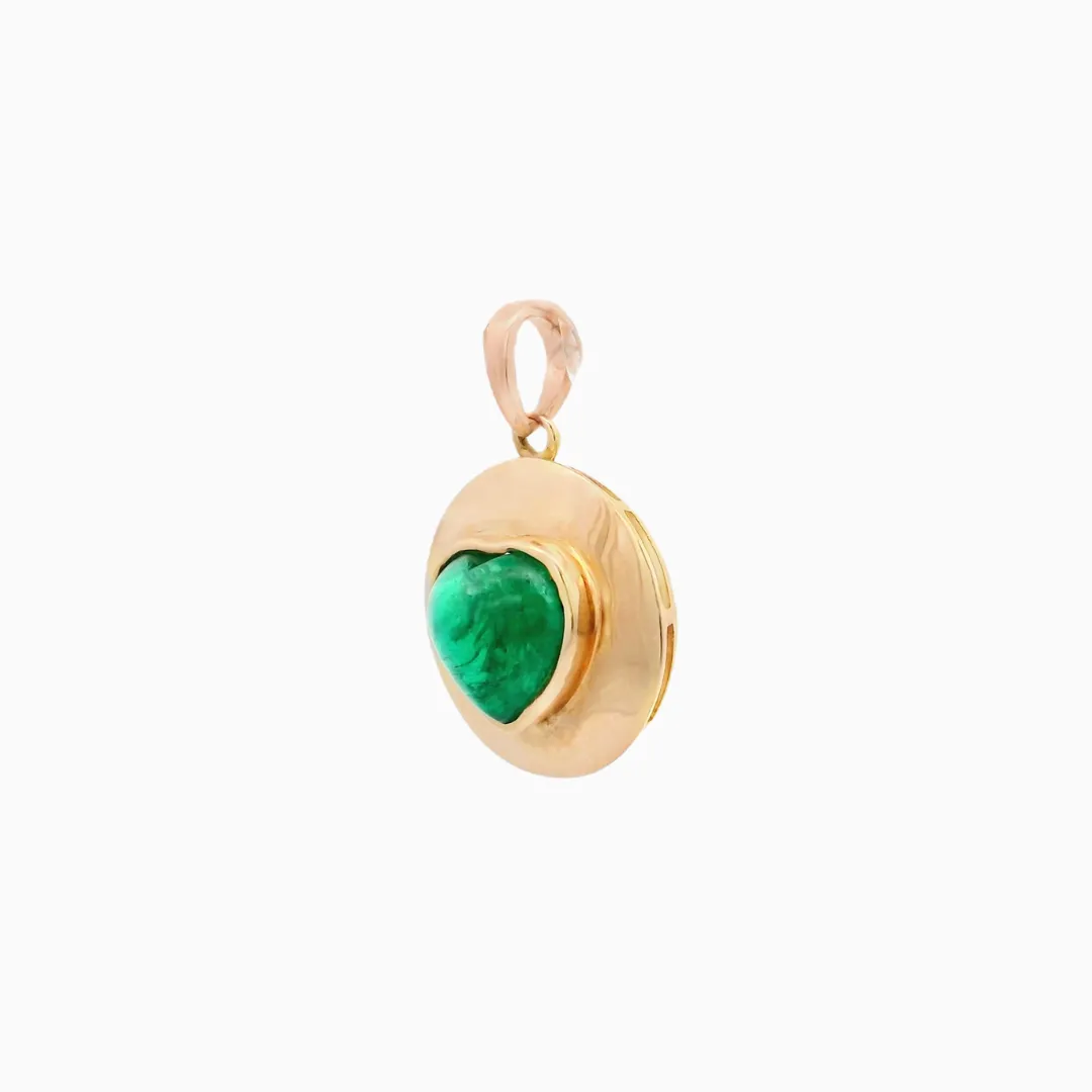 Emerald Heart Pendant