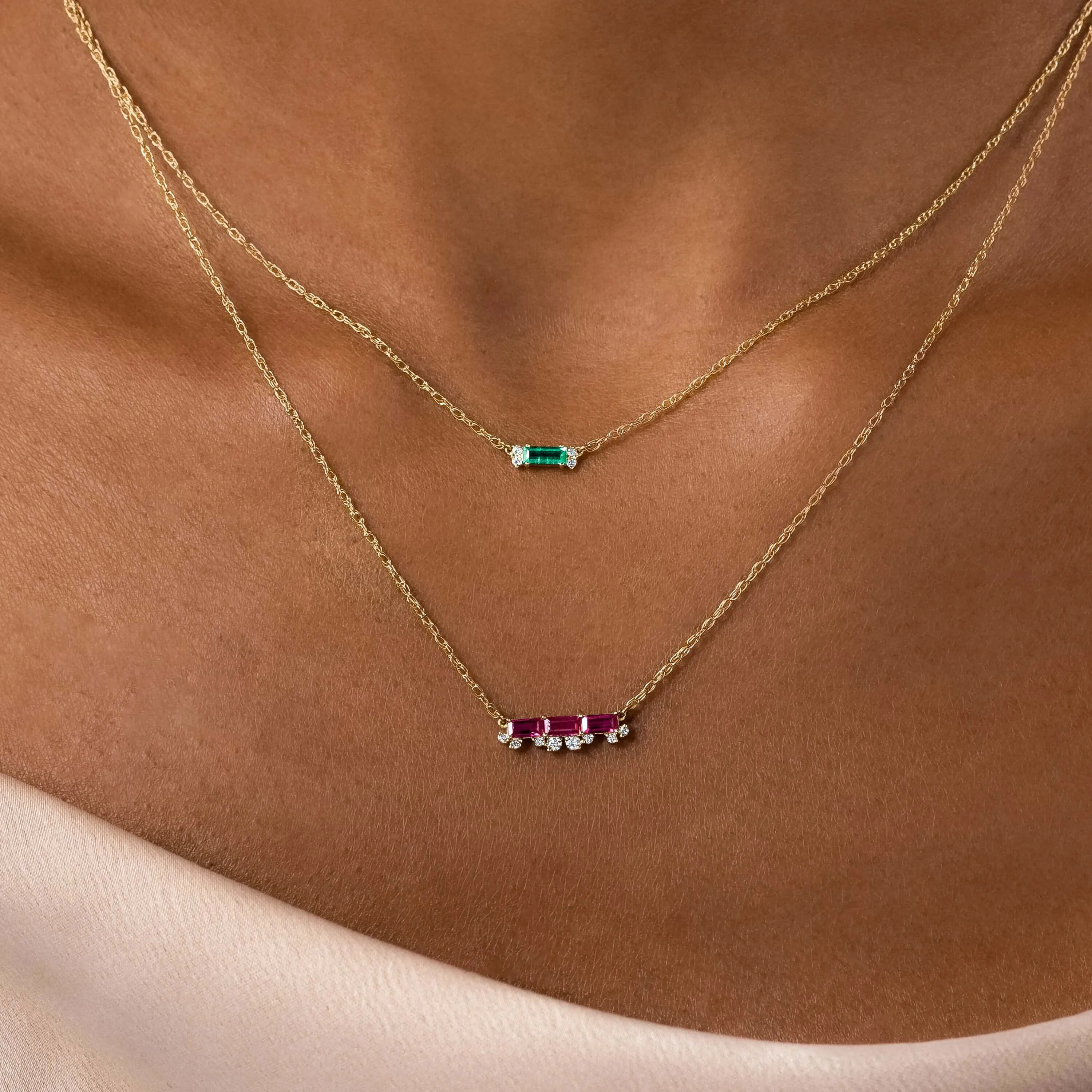 Emerald Spring Necklace - In Stock