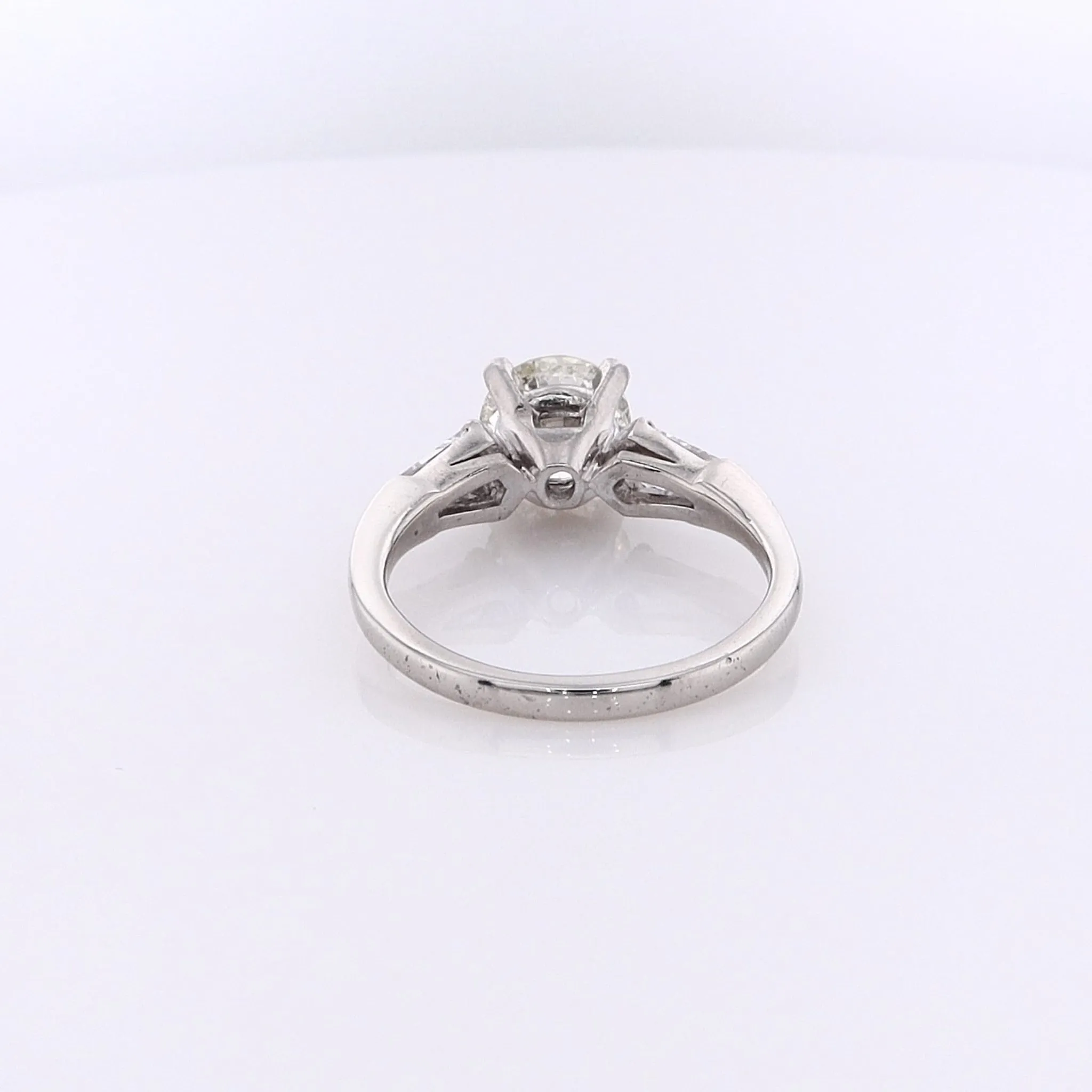 Estate Platinum Diamond Engagement Ring