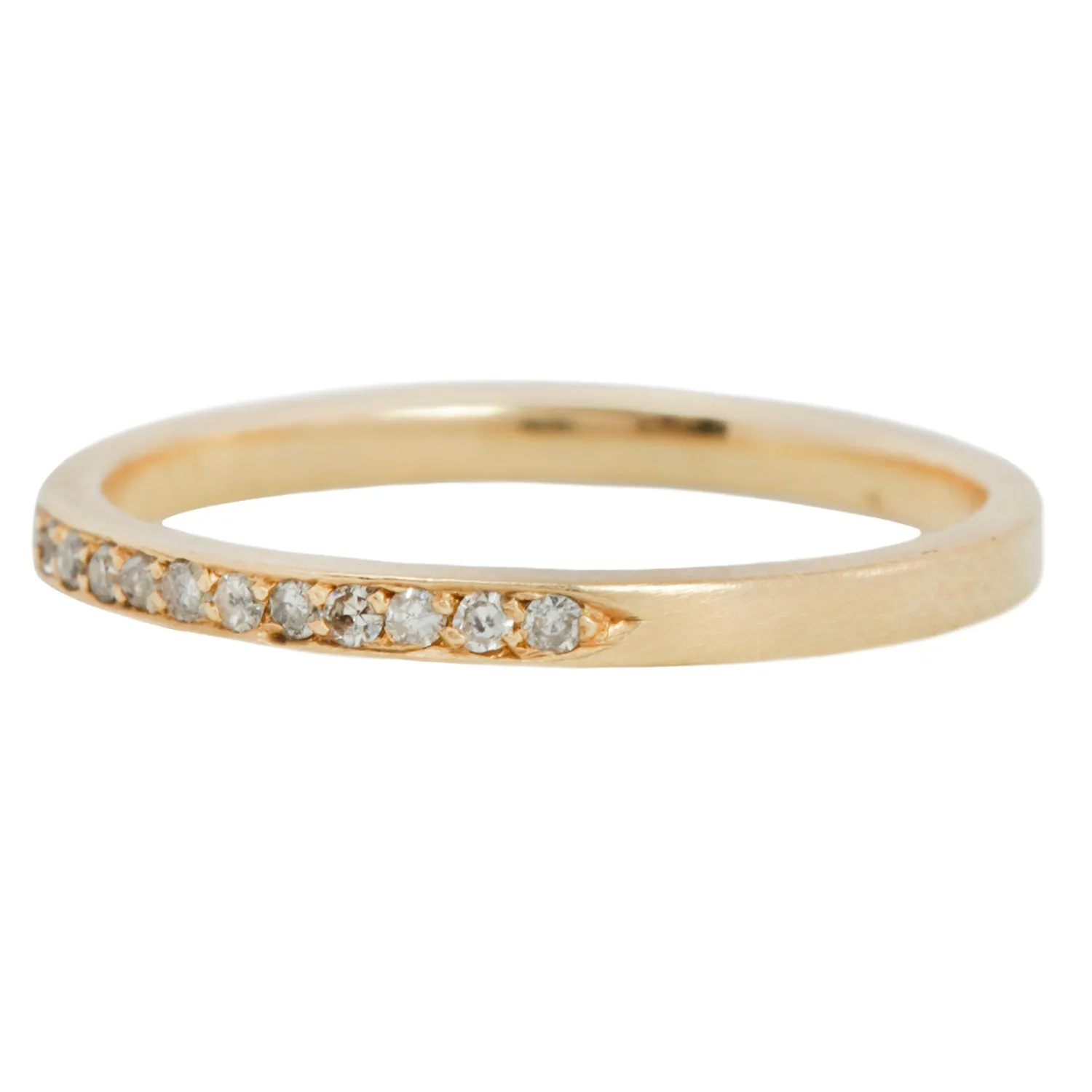 Fancy Pav?? Half Eternity Band