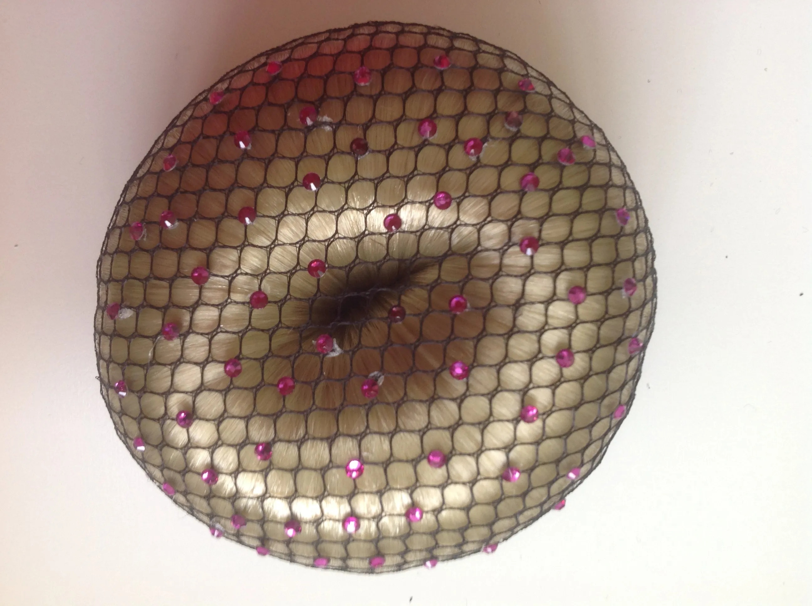 Fine Black mesh bun nets plain, swarovski Crystals and Pearls