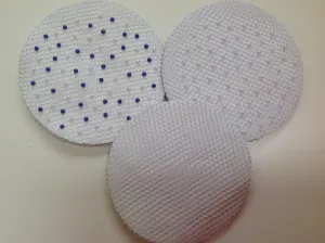 Fine White mesh bun nets plain, swarovski Crystals and Pearls