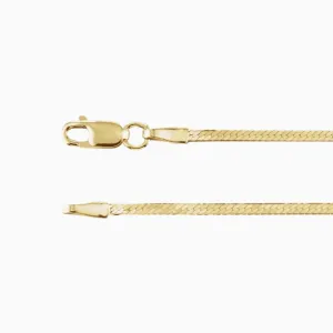 Flexible Herringbone Chain, 1.6mm