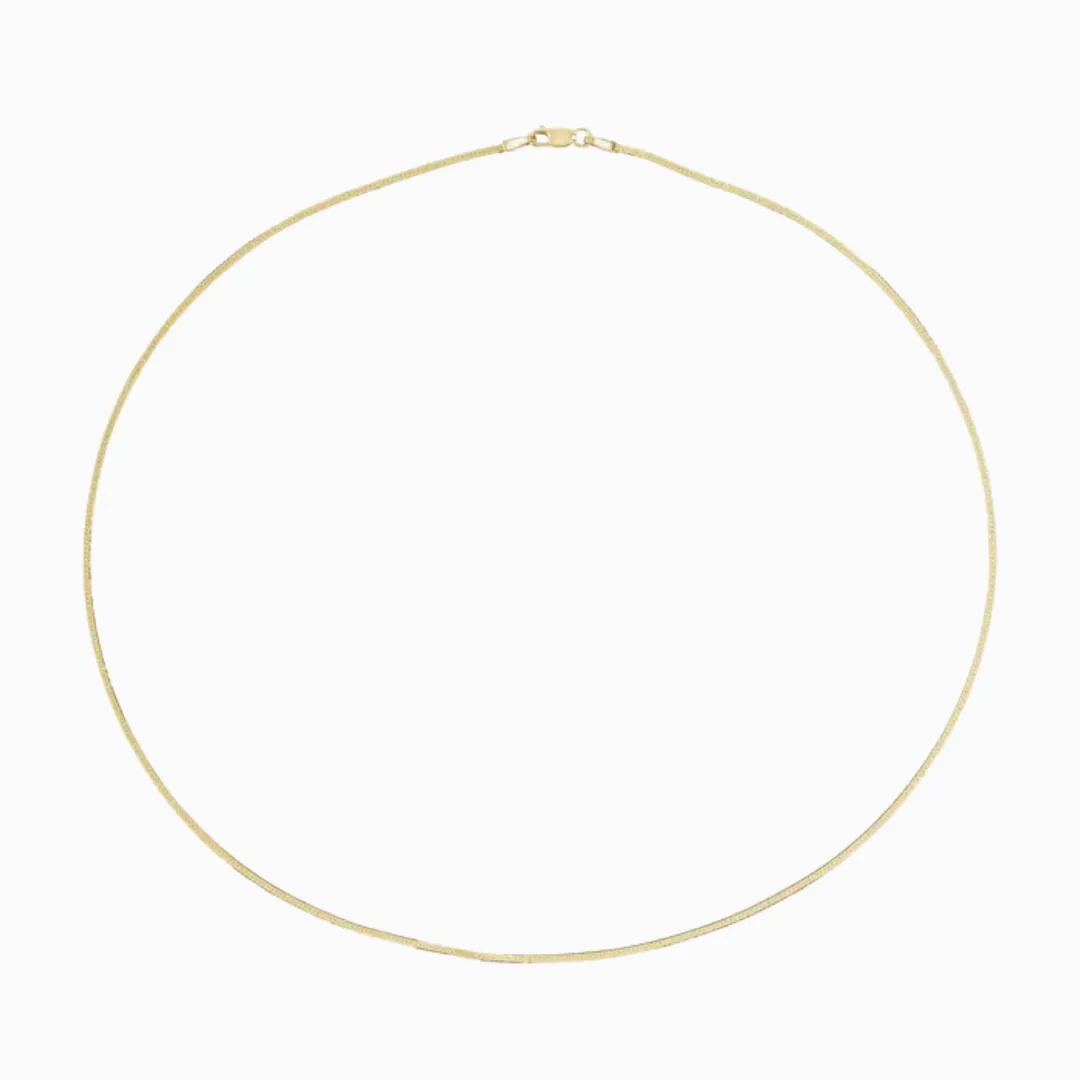 Flexible Herringbone Chain, 1.6mm