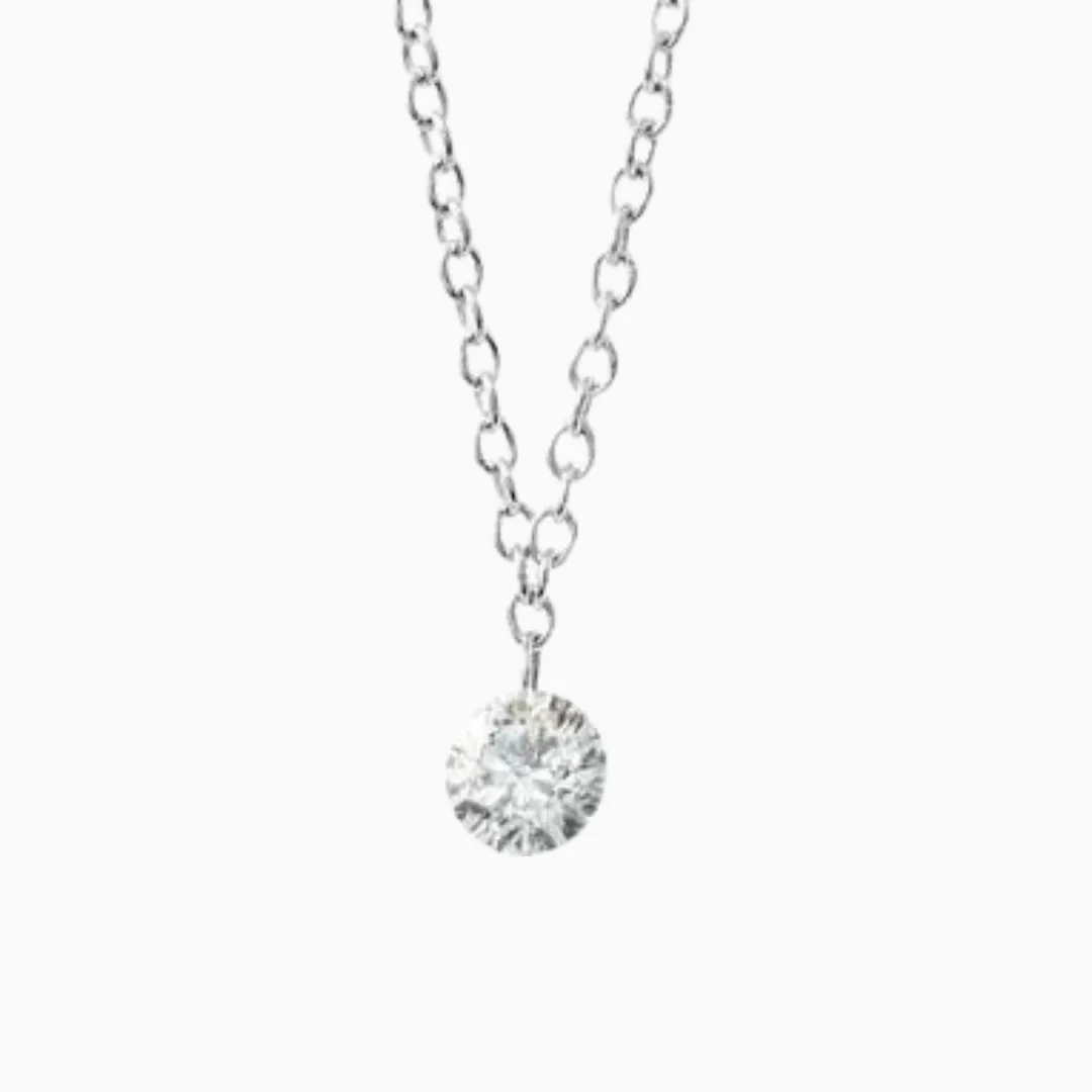 Floating Diamond Necklace