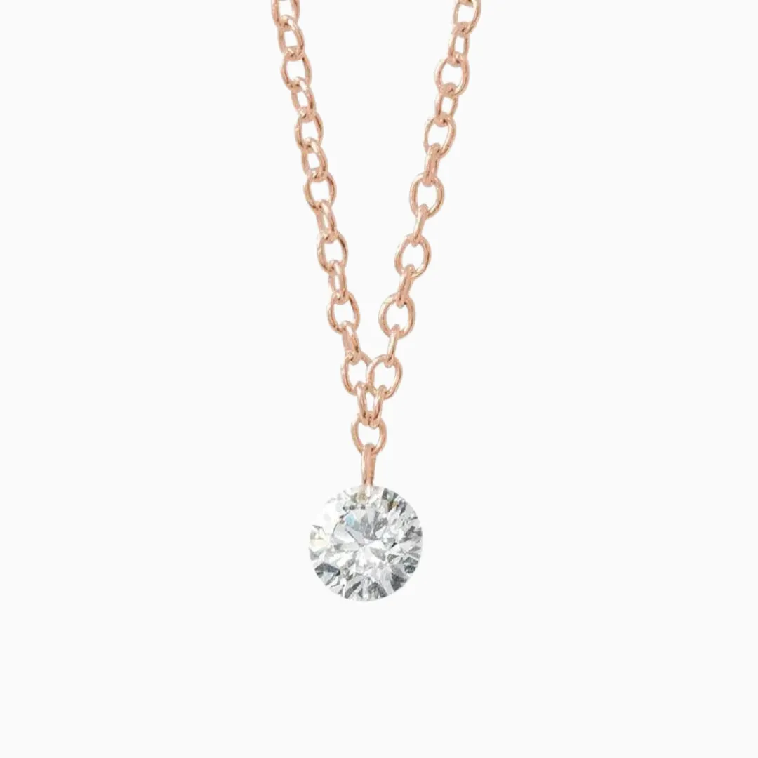 Floating Diamond Necklace