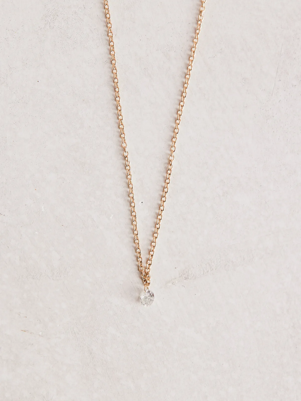 Floating Diamond Necklace