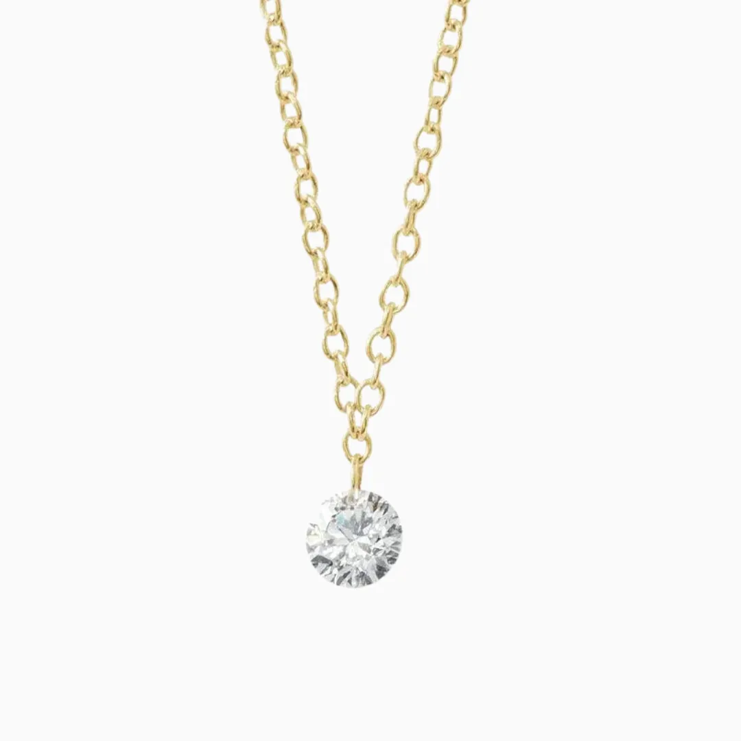 Floating Diamond Necklace