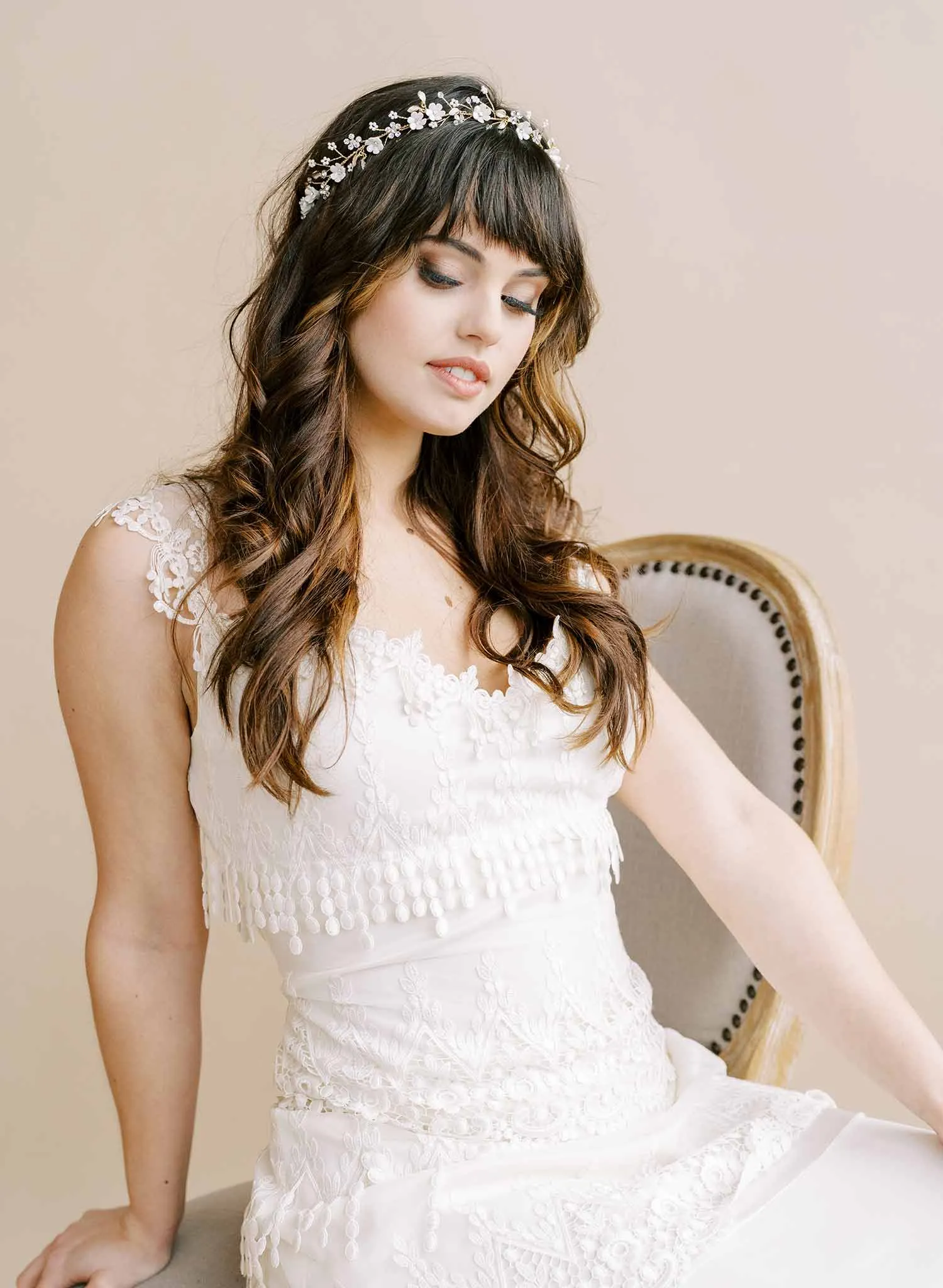 Flower fields hair vine - Style #2134