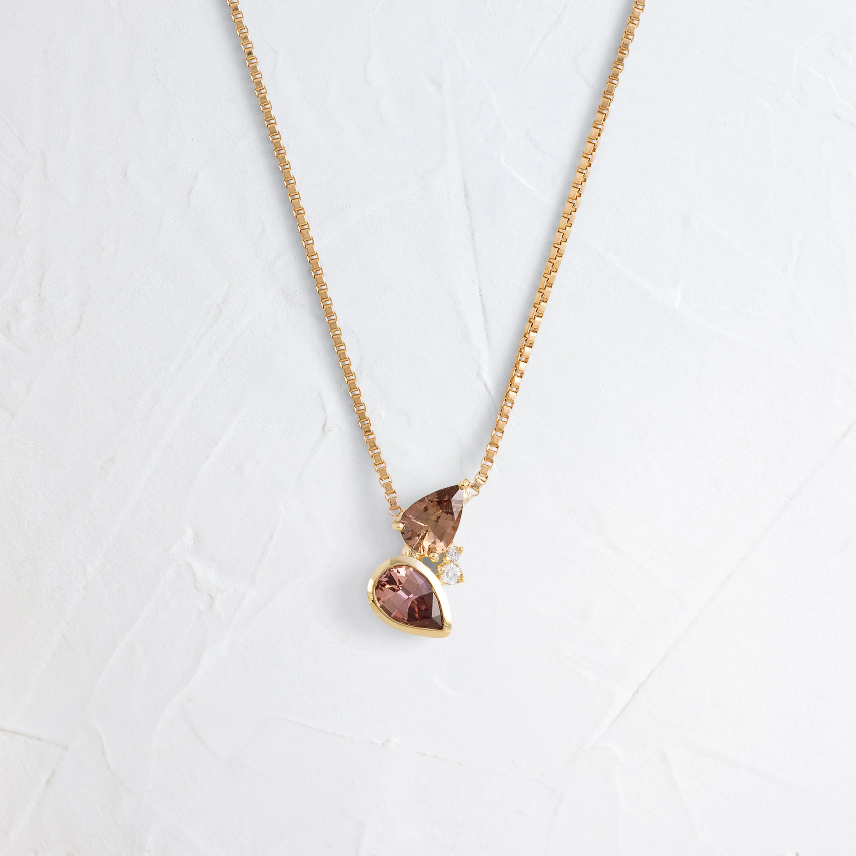 Foothold Necklace in Warm Sapphire