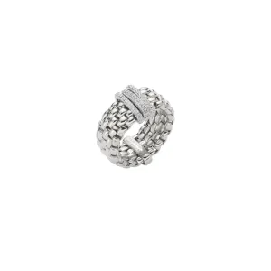 Fope Panorama Collection 18k Flex'it Ring with Diamonds