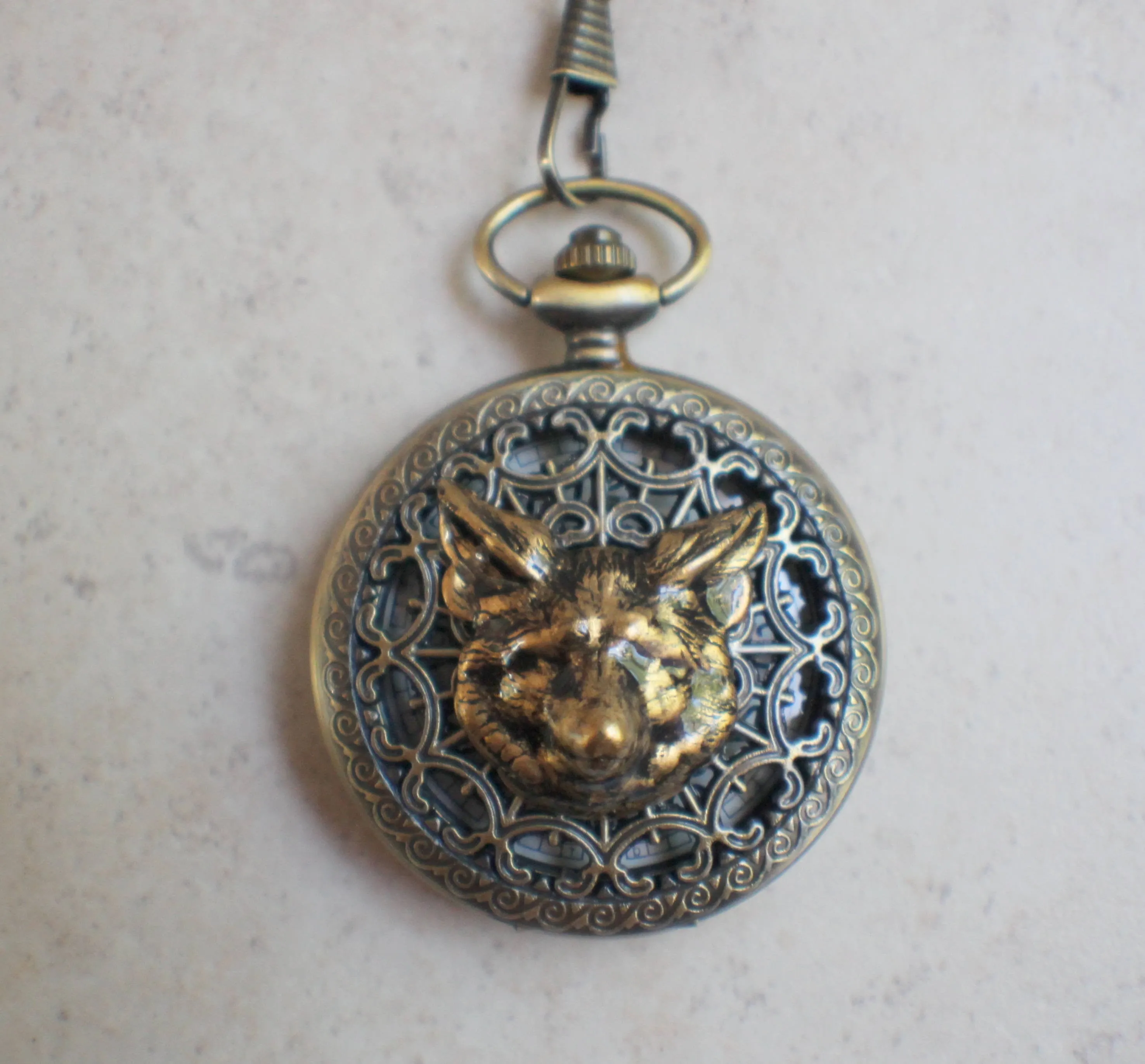 Fox Battery Pocket Watch