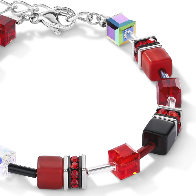 GeoCUBE? Bracelet red-haematite
