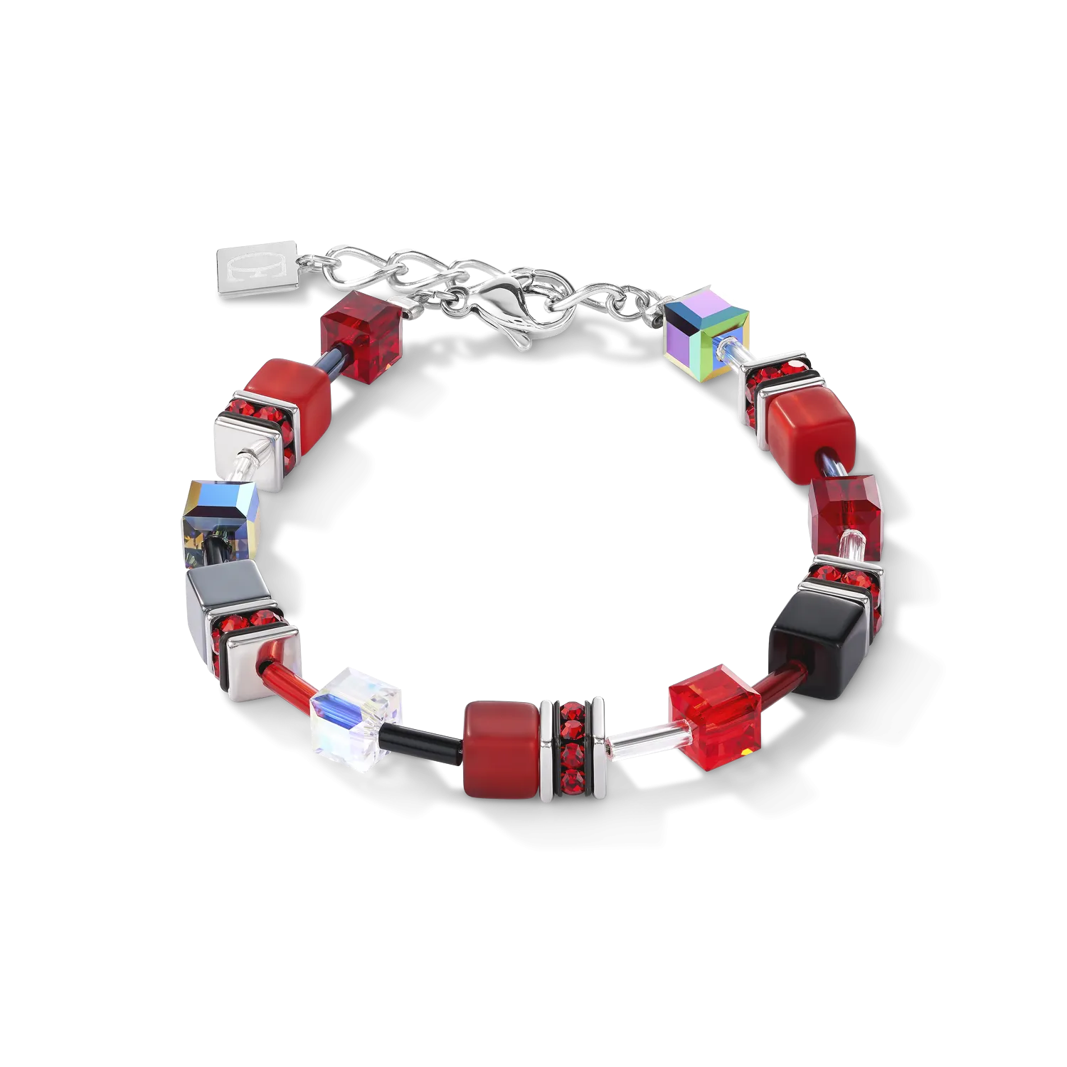 GeoCUBE? Bracelet red-haematite