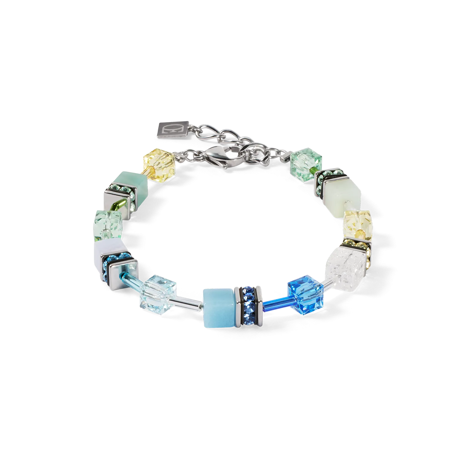 GeoCUBE? Iconic Precious bracelet aqua-green