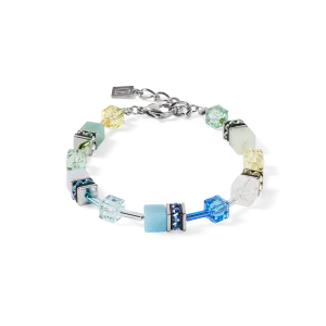 GeoCUBE? Iconic Precious bracelet aqua-green
