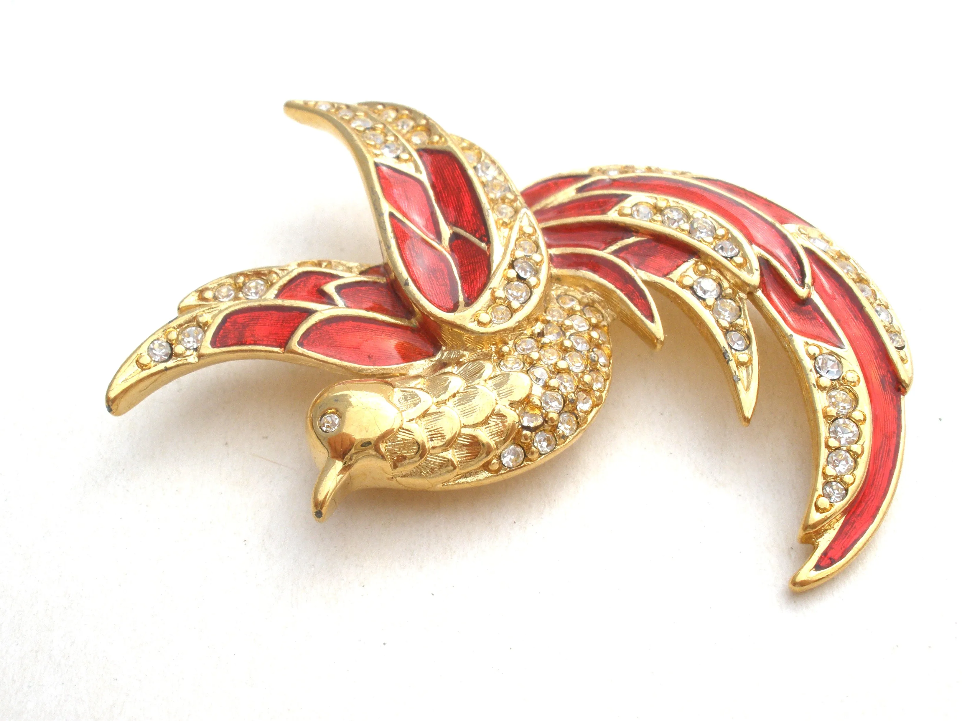 Giorgio Bird Of Paradise Brooch Pin Vintage