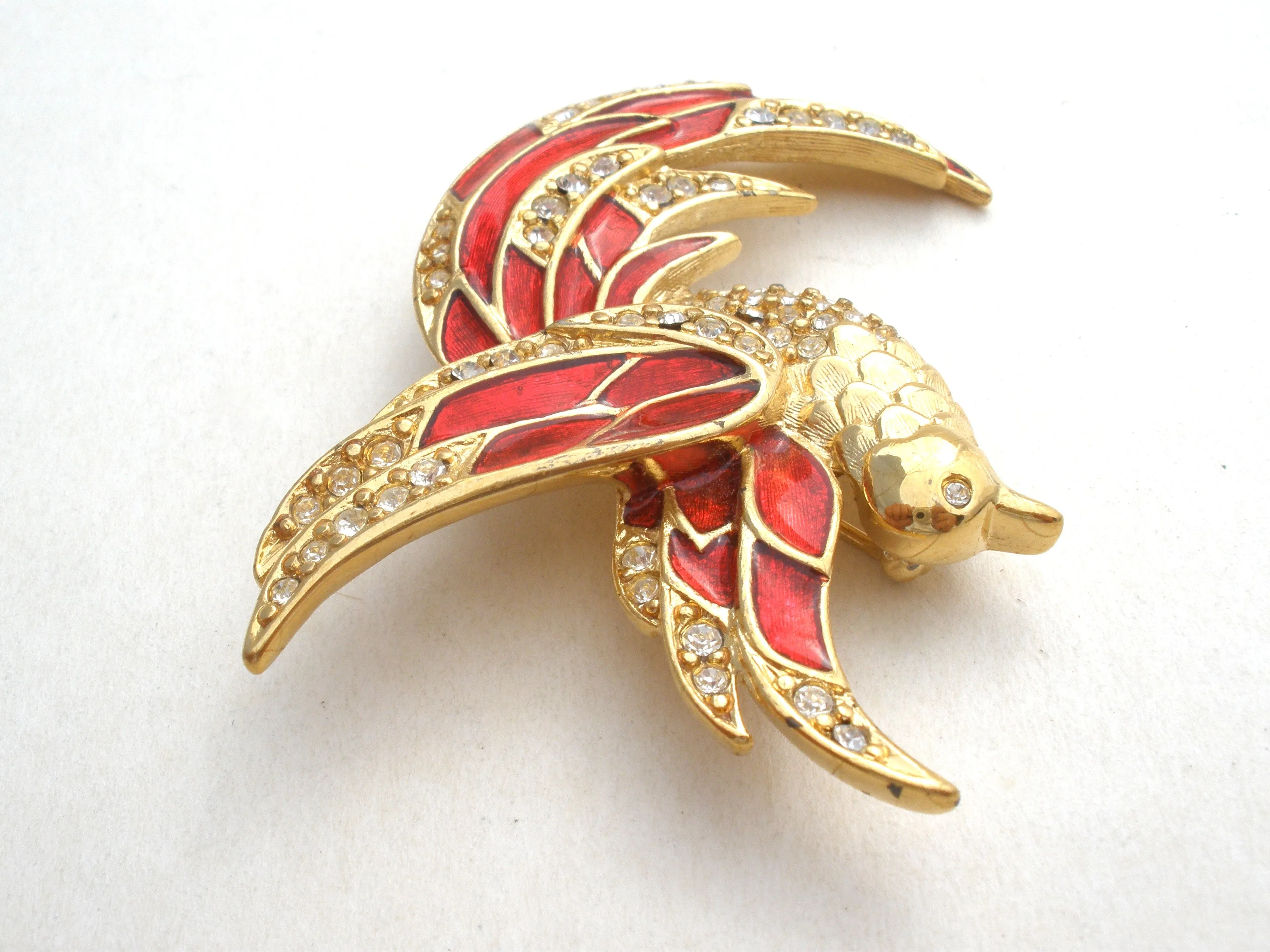 Giorgio Bird Of Paradise Brooch Pin Vintage
