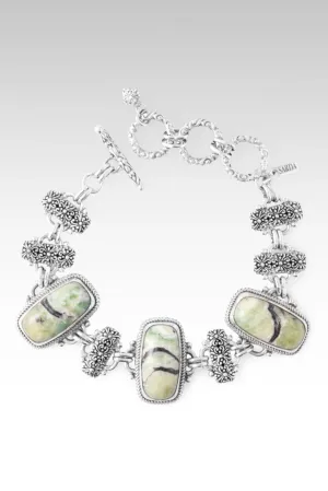 God's Justice Bracelet? in Green Opal