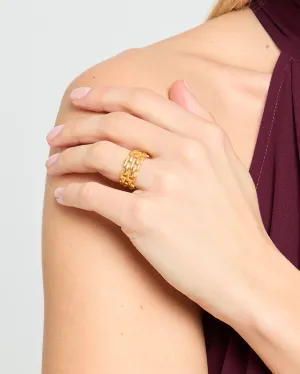 Gold Chain Ring