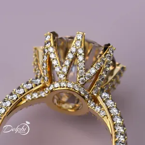 Gold Engagement Ring - 01US91