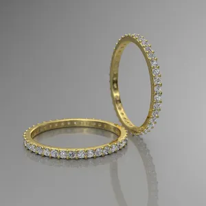 Gold Eternity Wedding Band - 02DS02