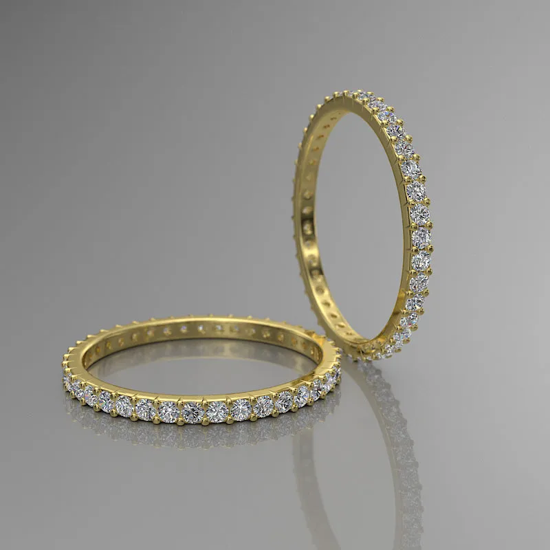 Gold Eternity Wedding Band - 02DS02