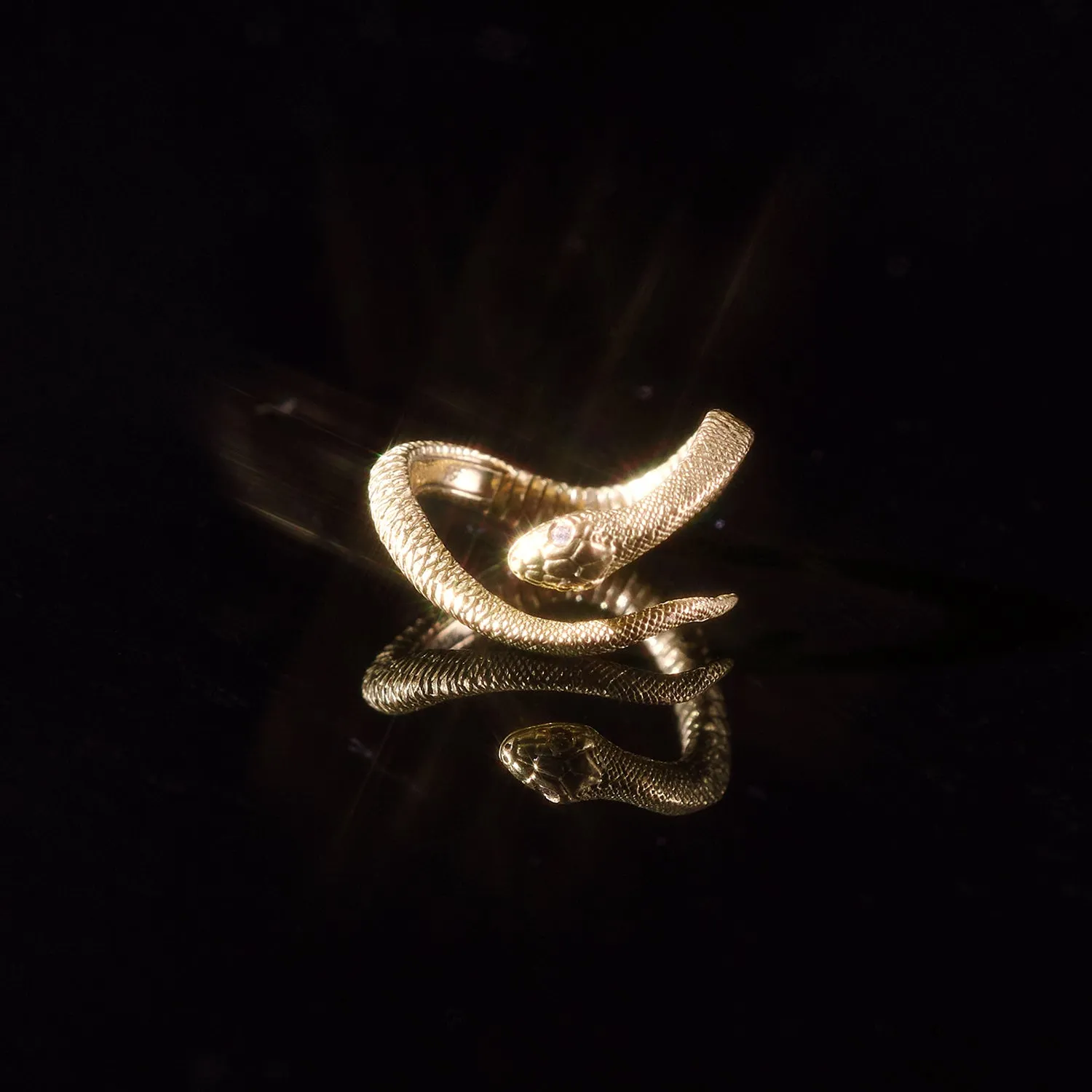 Gold Serpent Ring