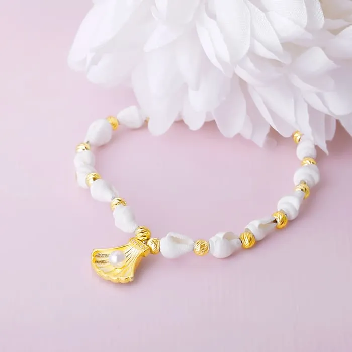 Golden Dreamy Shell Anklet