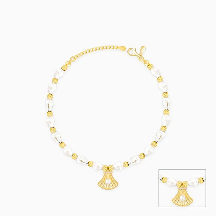 Golden Dreamy Shell Anklet