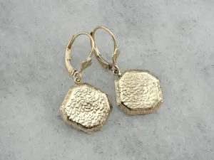 Handmade, One of a Kind Earrings From Vintage Cufflinks