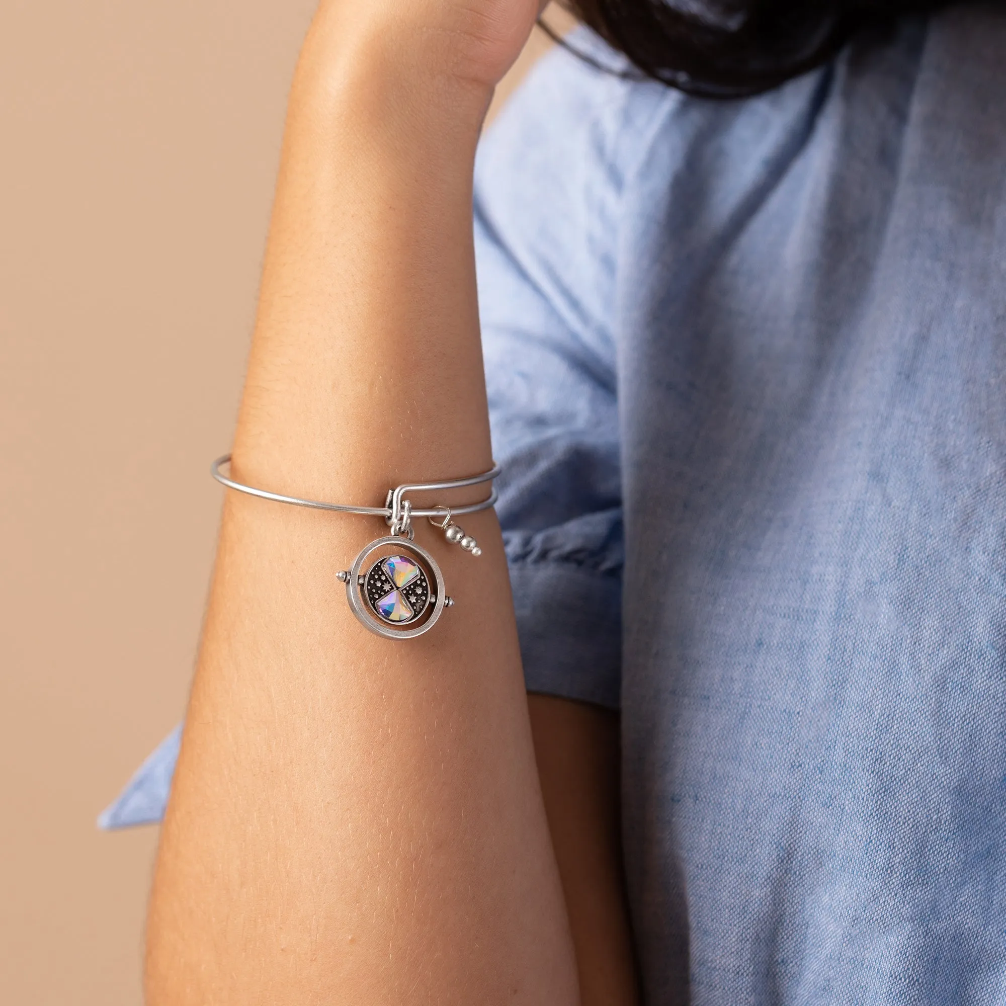 Harry Potter? Time Turner Spinner Charm Bangle