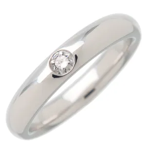 HARRY WINSTON Marrige Ring 1P Diamond PT950 Platinum US3.5-4 Used