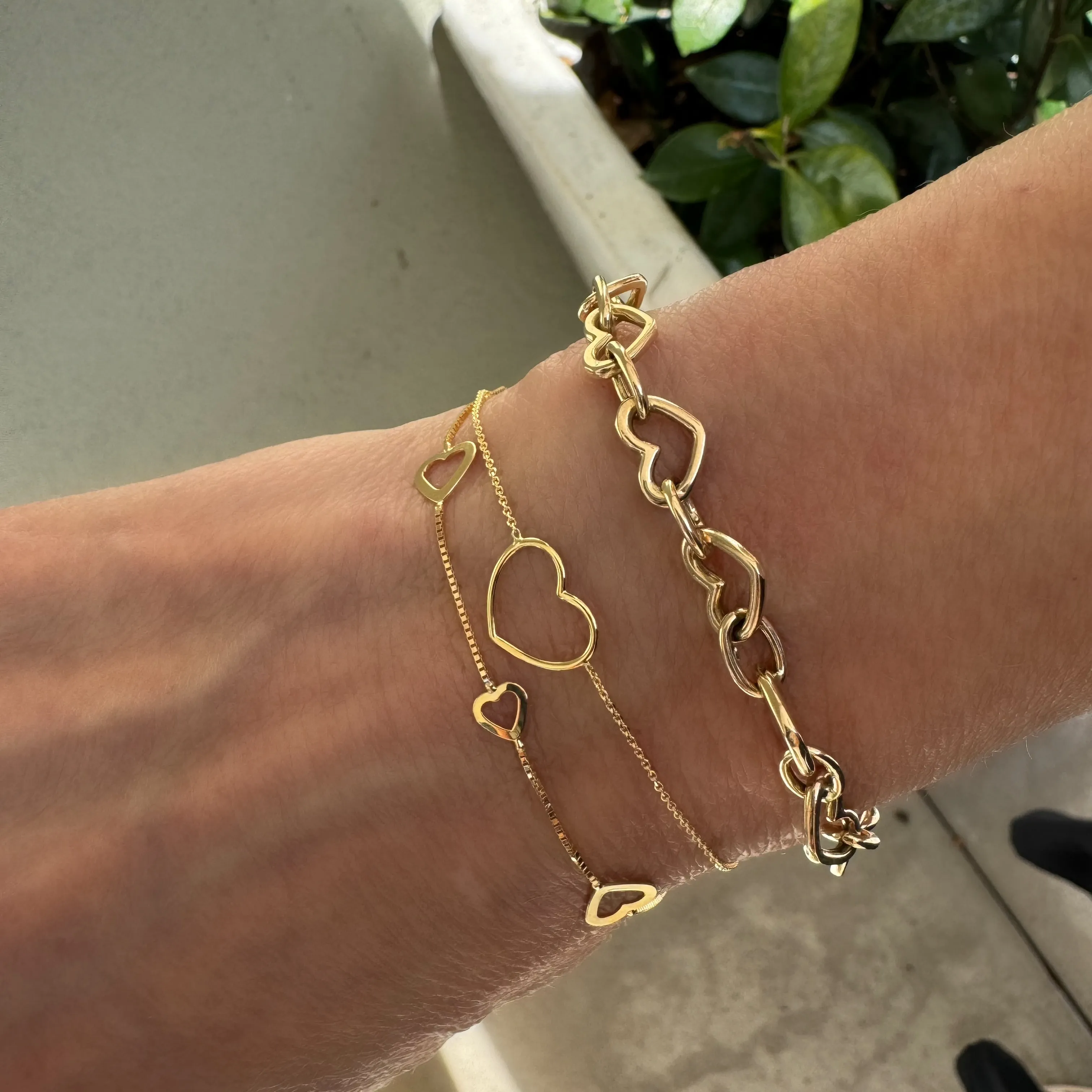 Heart Link Bracelet