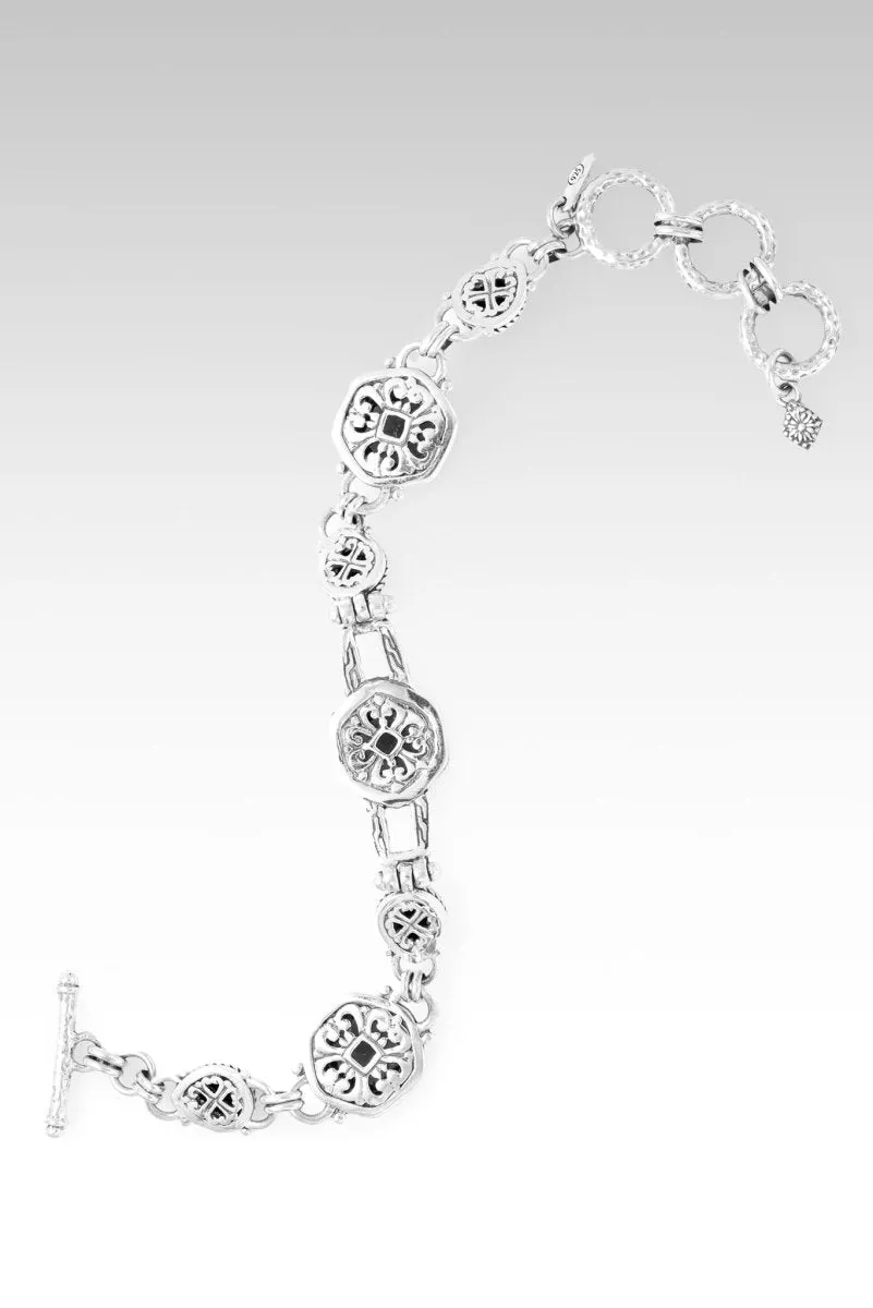 Heavenly Grace Bracelet II? in Ultra Berry? Mystic Quartz & Black Spinel