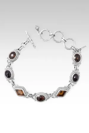 High Hopes Bracelet II? in Whiskey Quartz, Smoky Quartz & Black Spinel