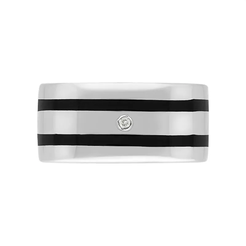 Hot Diamonds Sterling Silver Double Stripe Ring D