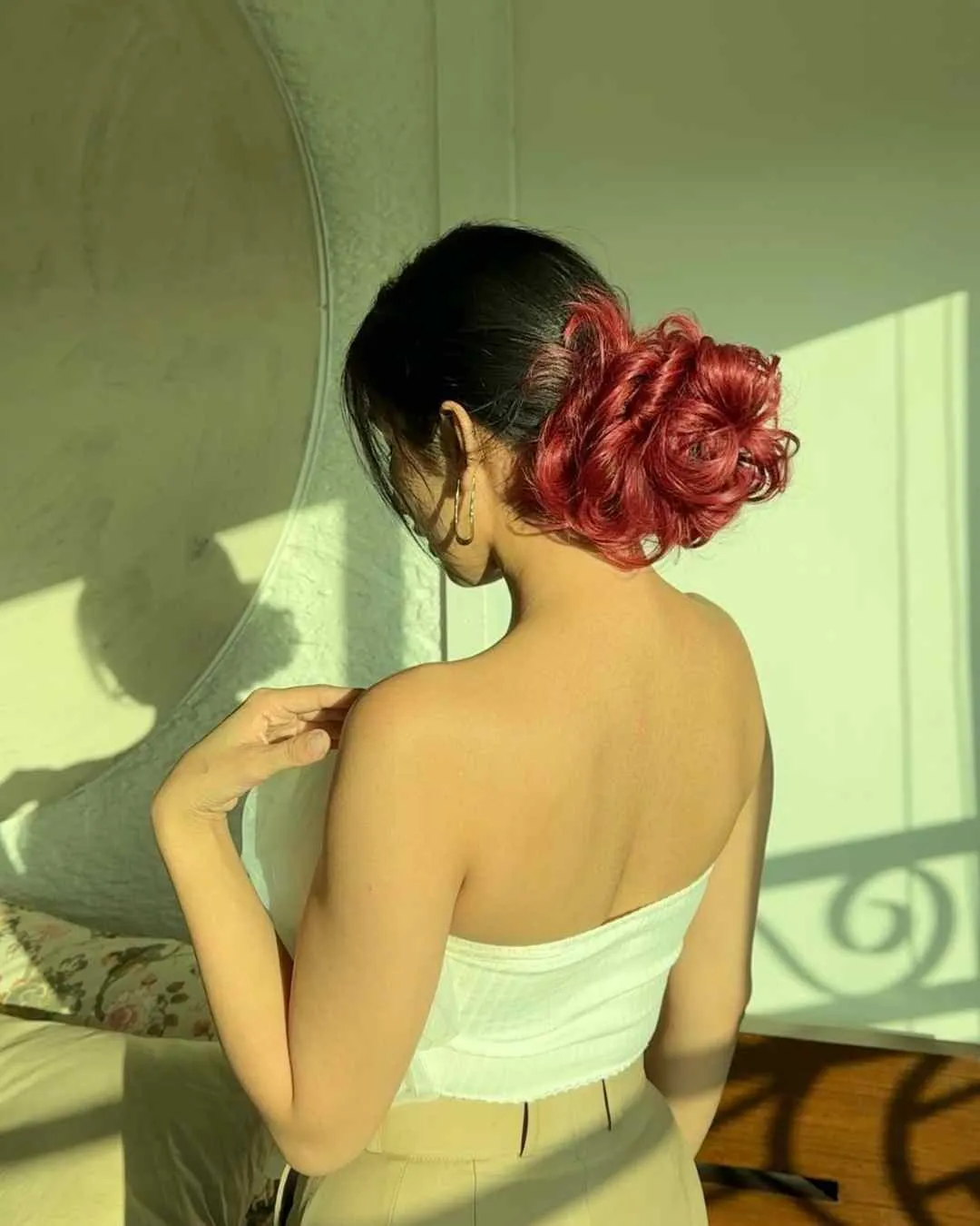 Human Hair Donut Scrunchie Rossetta