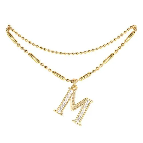 Initial Anklet Gold