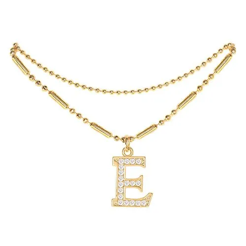 Initial Anklet Gold