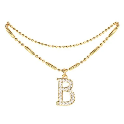 Initial Anklet Gold