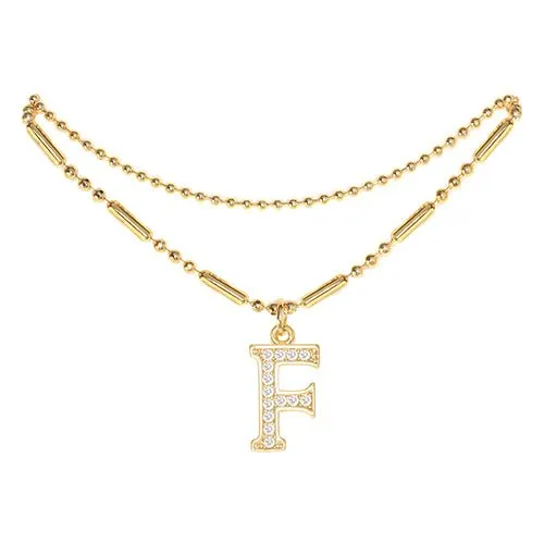 Initial Anklet Gold