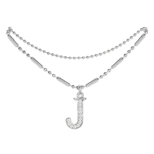 Initial Anklet Silver