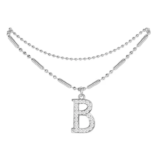 Initial Anklet Silver