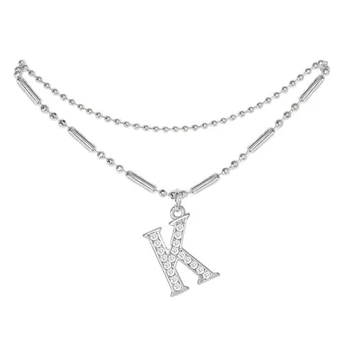 Initial Anklet Silver
