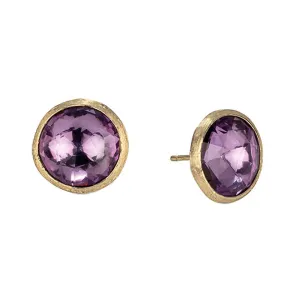 Jaipur Amethyst Petite Stud Earrings