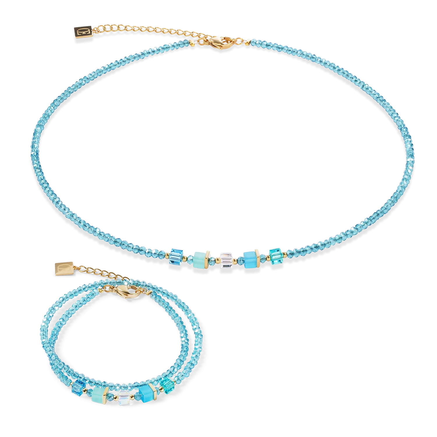Joyful Colours Update Bracelet gold-turquoise